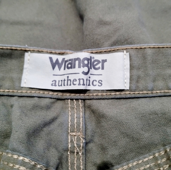 Men's Wrangler Authentic Carpenter Pants Size 36x34 Workpants 100% Cotton - Picture 7 of 10